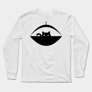 Invasive Species - Flying Saucer Cat Long Sleeve T-Shirt